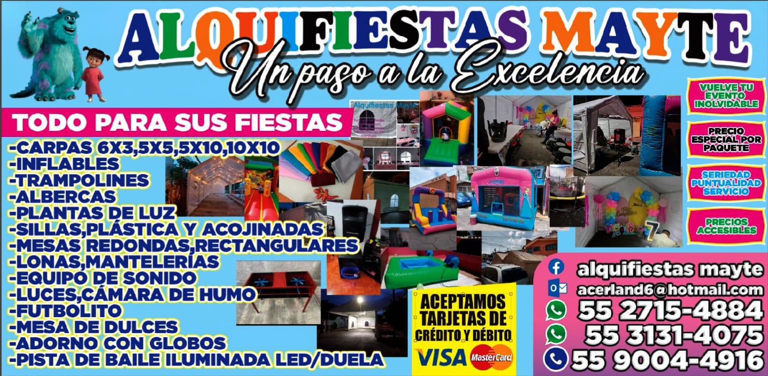 Información de Alquifiestas Mayte